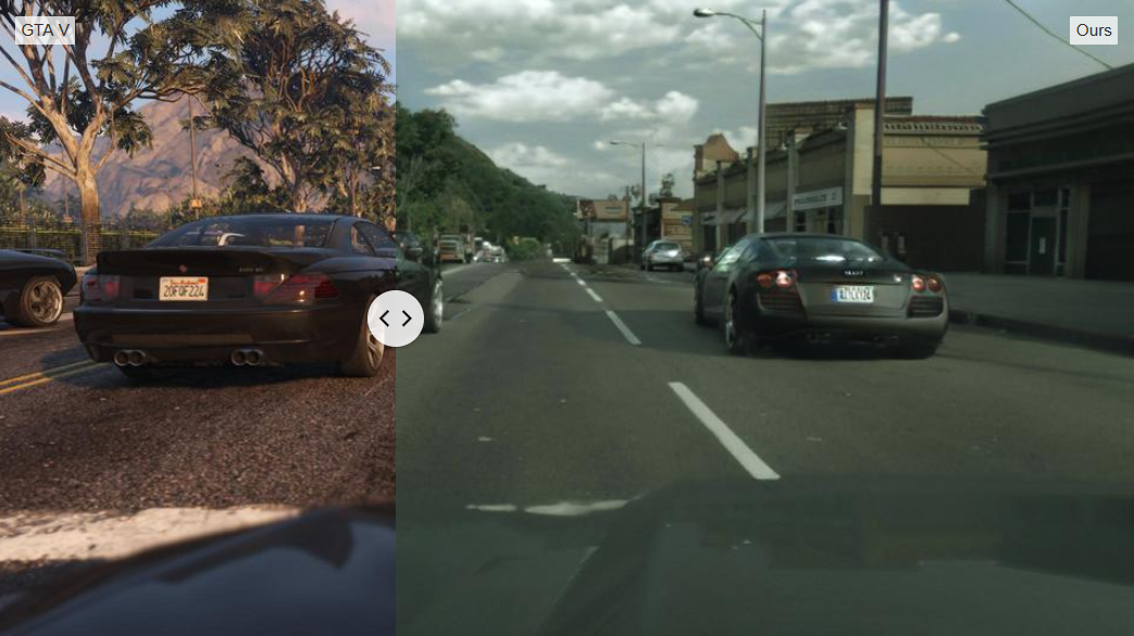GTA V Intel Machine Learning Photorealism