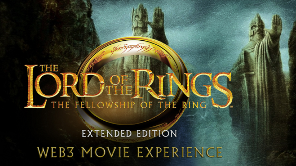 WARNER BROS. HOME ENTERTAINMENT AND ELUVIO ANNOUNCE THE LORD OF THE RINGS:  THE FELLOWSHIP OF THE RING (EXTENDED EDITION) WEB3 MOVIE EXPERIENCE