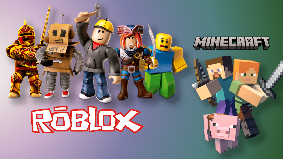 ROBLOX plays MINECRAFT for the first time.. 